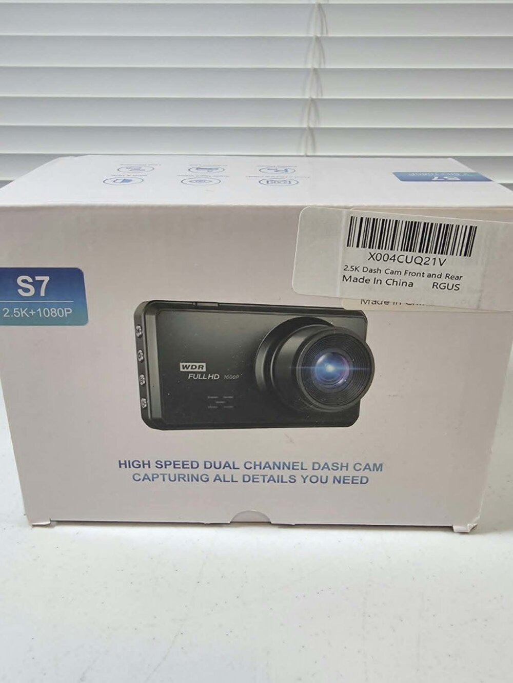 MIDEN S7 DASH CAM 2.5K 1080P FRONT REAR HIGH SPEED DUAL CHANNEL HD NEW